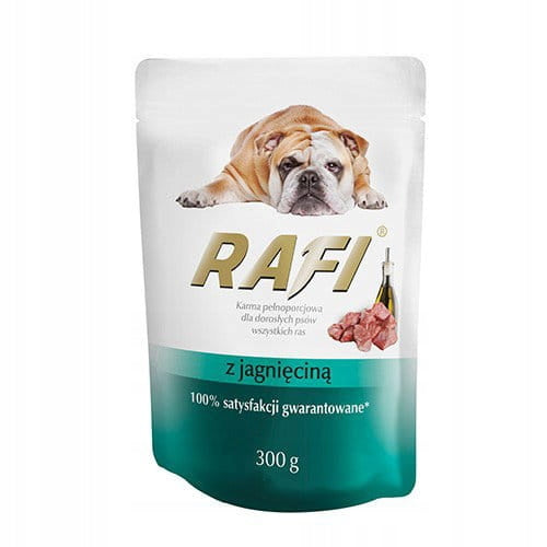 Rafi mokra karma dla psa bezzbożowa 50 x 300 g – saszetki, mix smaków