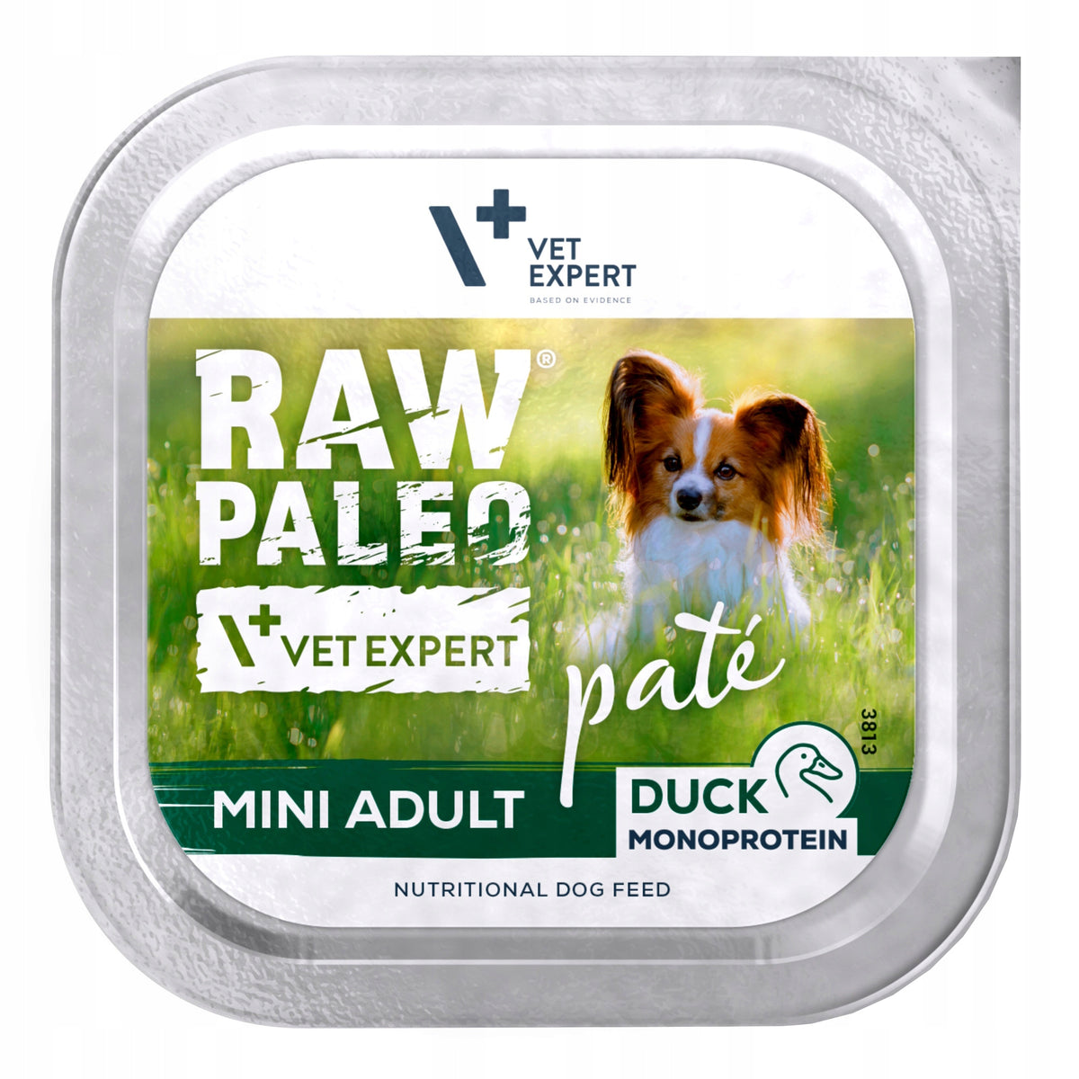 Raw Paleo mokra karma dla psa Duck Pate Mini Adult 6x150 g – bezzbożowa, kaczka
