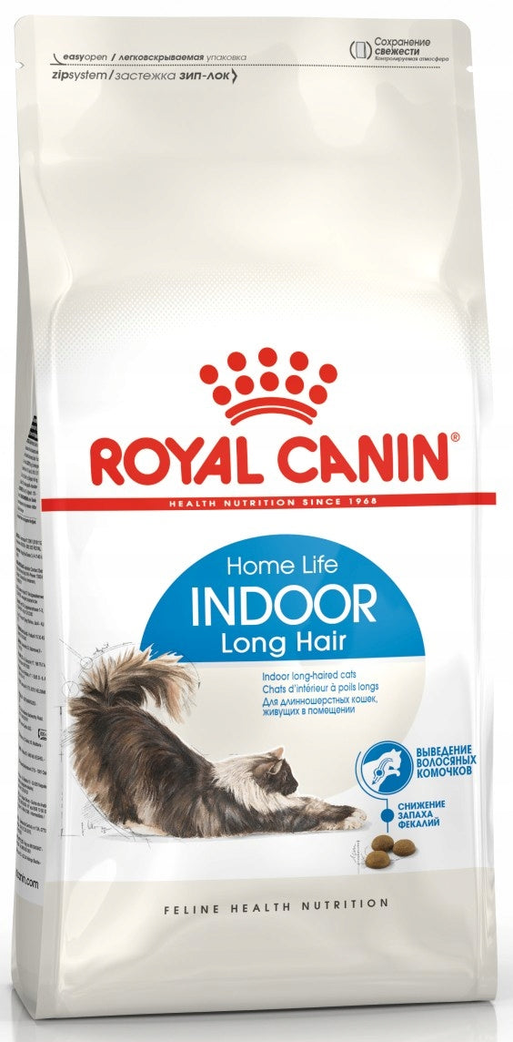 Royal Canin Indoor Long Hair sucha karma dla kota 2 kg – odkłaczająca, kurczak