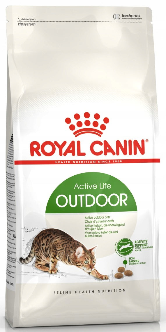 Royal Canin Outdoor sucha karma dla kotów dorosłych wychodzących 2 kg – mix smaków