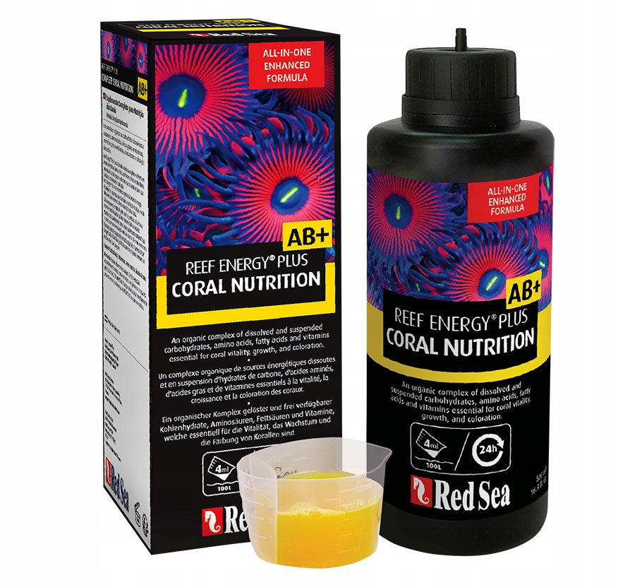 Red Sea Reef Energy Plus AB+ pokarm dla koralowców 250 ml – do dozownika, SPS, LPS