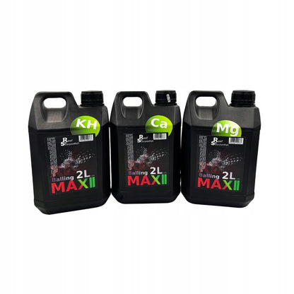 Reef Scorpionfish Balling MAX II 3 x 2 l – zestaw pierwiastków do akwarium morskiego