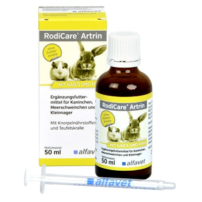 AlfaVet RodiCare Artrin preparat na stawy dla królików i gryzoni w płynie – 50 ml