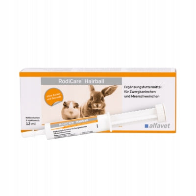 AlfaVet RodiCare Hairball pasta odkłaczająca 12 ml dla królików i świnek morskich