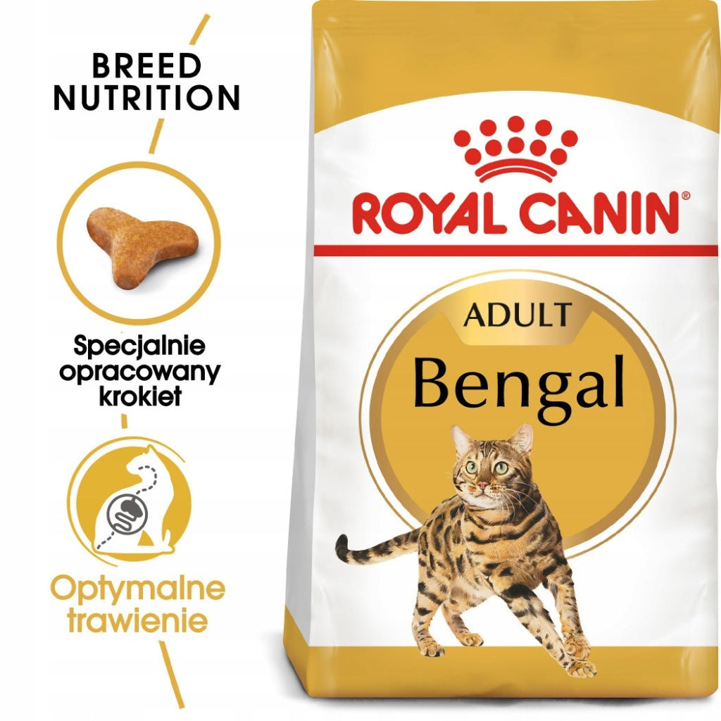 Royal Canin Bengal Adult sucha karma dla kota bengalskiego 2 kg – z prebiotykami