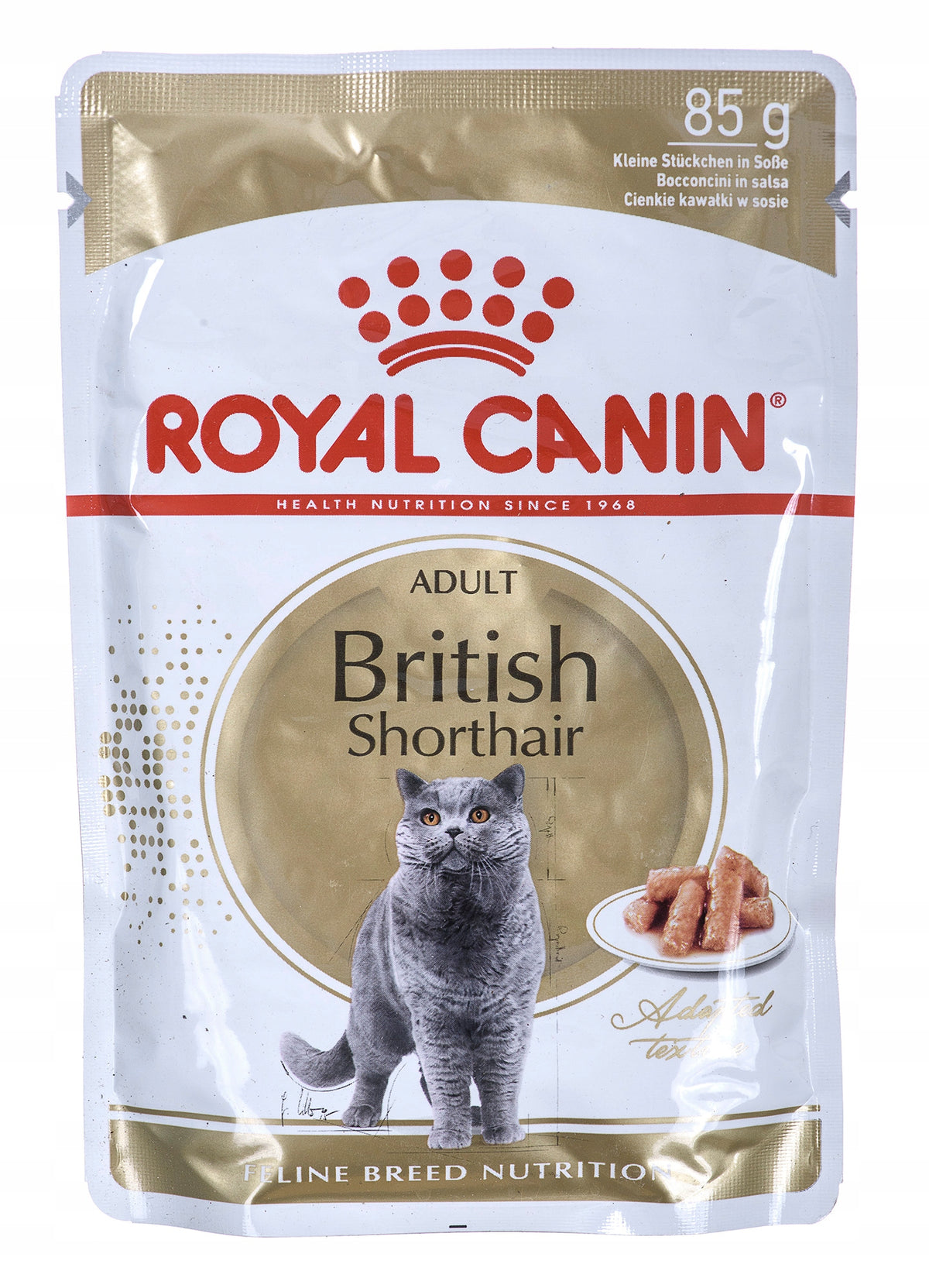 Royal Canin British Shorthair Adult mokra karma dla kota 85 g w sosie – kurczak
