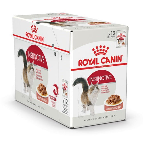 Royal Canin Instinctive mokra karma dla kota w sosie 12 x 85 g – dla dorosłych kotów