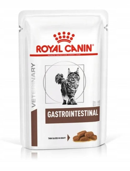 Royal Canin Veterinary Gastrointestinal mokra karma dla kota w sosie – 12 saszetek po 85 g