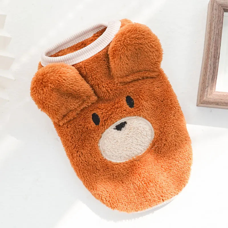 Kamizelka z flaneli dla małego psa — dla maluchów 0,5–6 kg