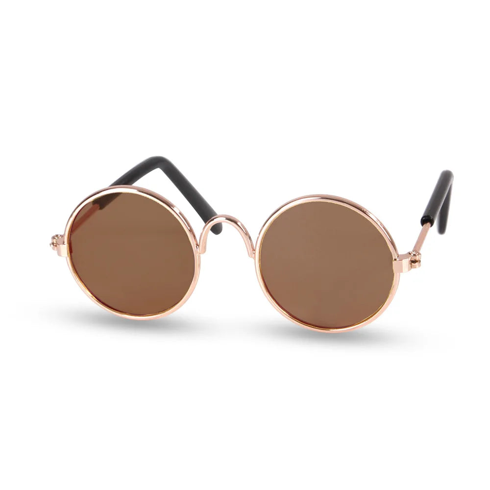 Okulary retro dla psa i kota — chroni oczy przed słońcem