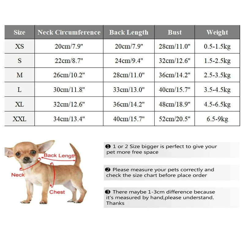 Pikowana kamizelka dla małego psa — dla pupili od 0,5 do 9 kg