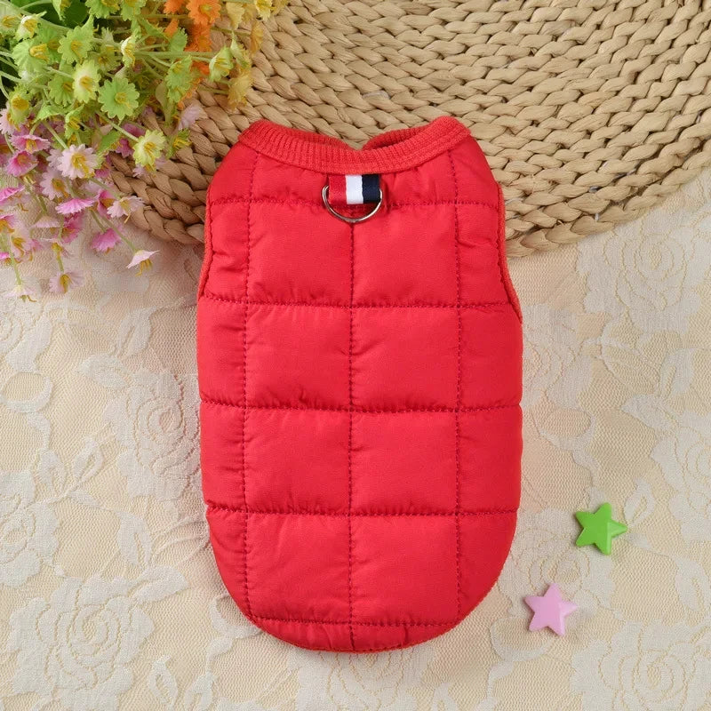 Pikowana kamizelka dla małego psa — dla pupili od 0,5 do 9 kg
