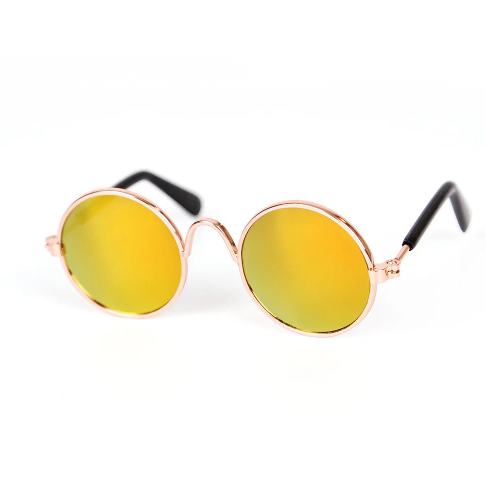 Okulary retro dla psa i kota — chroni oczy przed słońcem