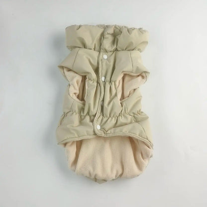 Puchowa kurtka dla małego psa i kota — dla pupili 1,5–7 kg