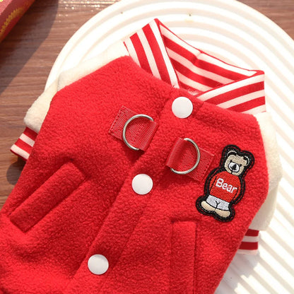 Polarowa kurtka dla psa — chroni przed chłodem