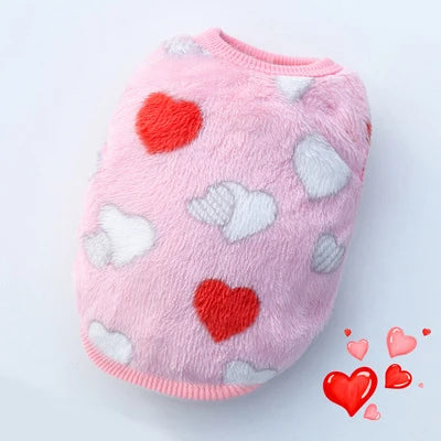 Kamizelka z flaneli dla małego psa — dla maluchów 0,5–6 kg