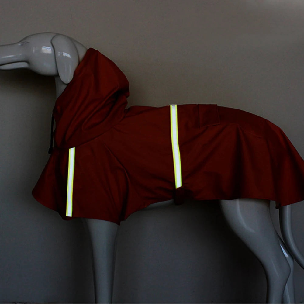 Płaszczyk dla psa ze skóry PU — 5 kolorów, rozmiary S–5XL