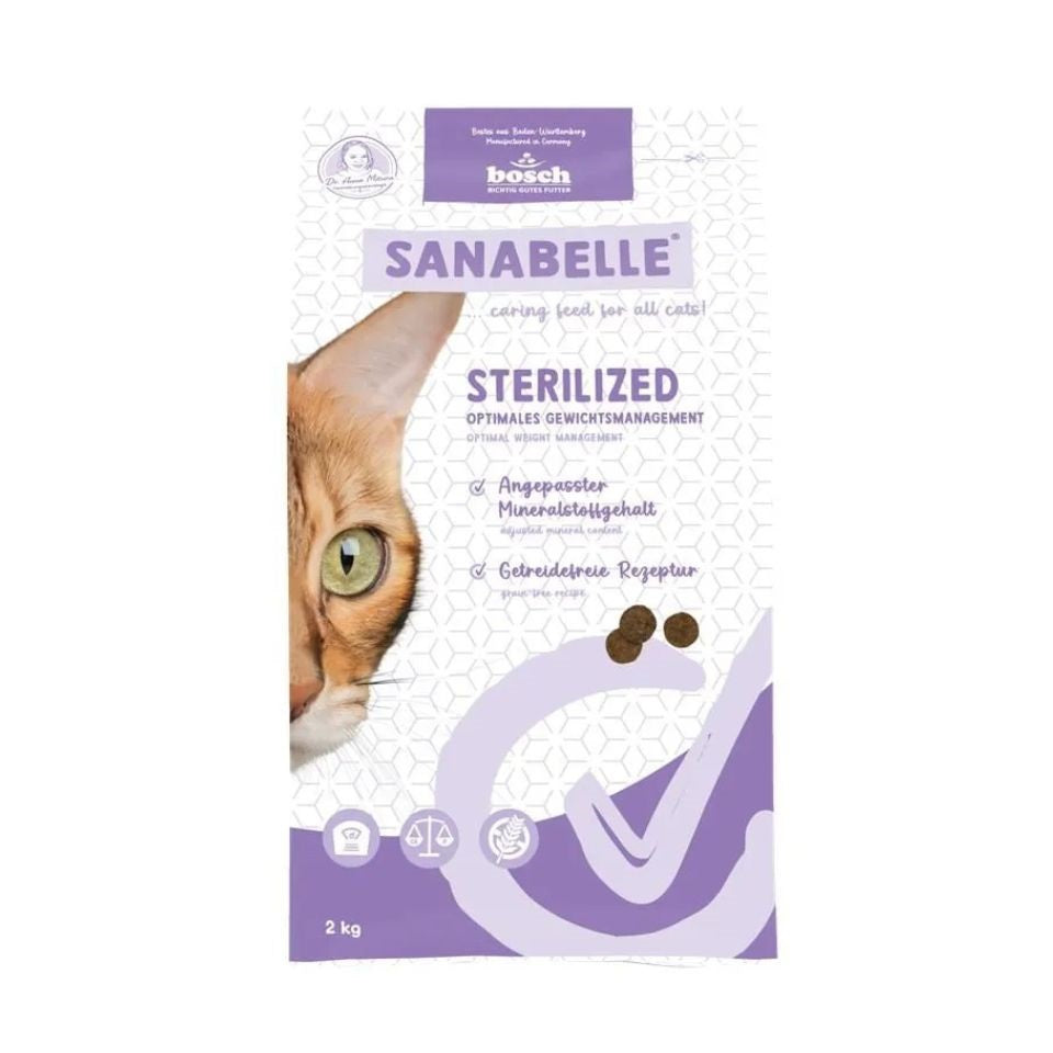 Sanabelle Sterilized sucha karma dla kota sterylizowanego 2 kg bezzbożowa – kurczak
