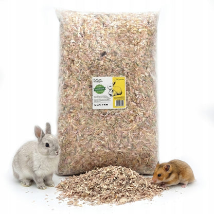 Ściółka konopna dla gryzoni i królików 30 l, 3 kg – bezpyłowa, chłonna, biodegradowalna