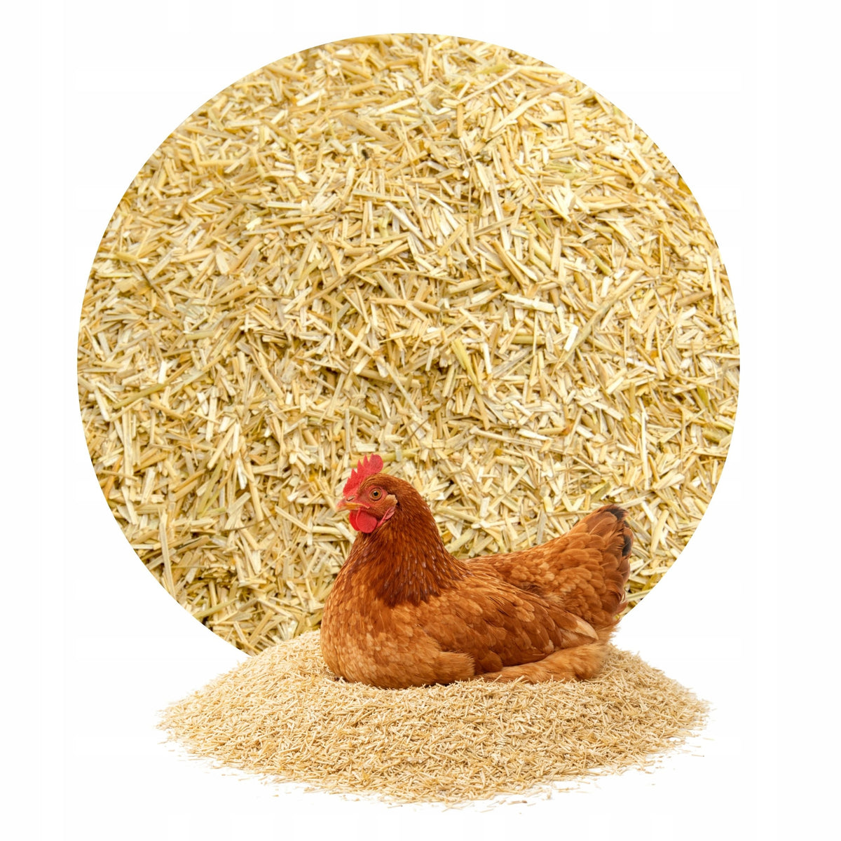FloraZoo Ściółka lniana bezpyłowa 50 l, 5 kg – podłoże dla królików, gryzoni, drobiu i koni