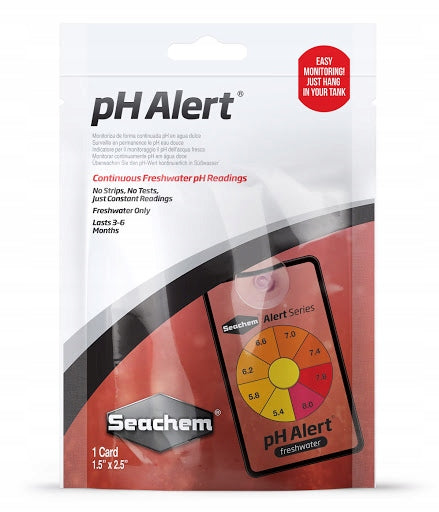 Seachem pH Alert stały test pH do akwarium słodkowodnego – ciągły pomiar do 6 miesięcy