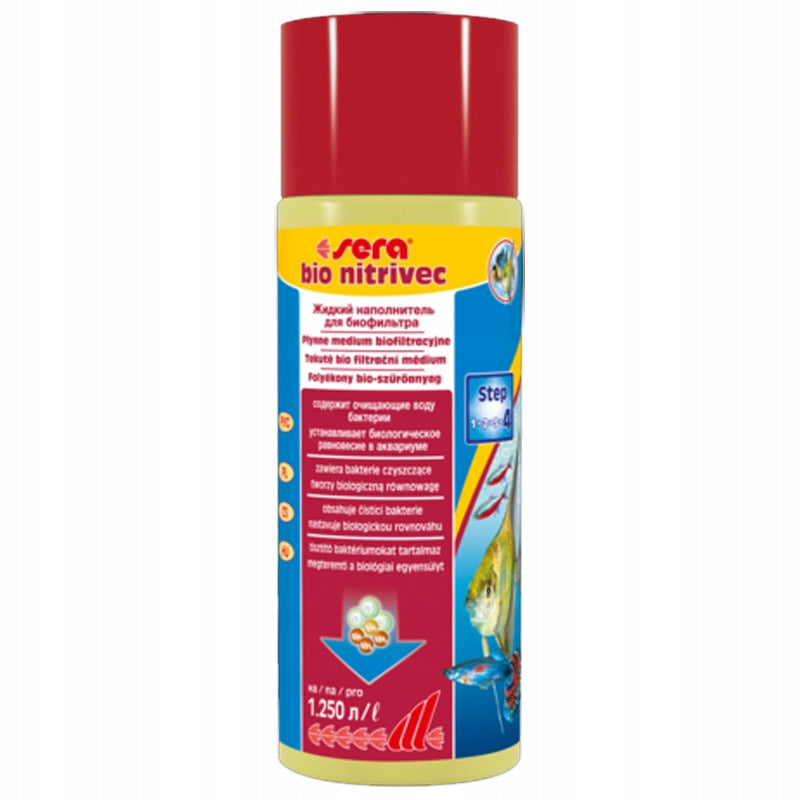 Sera Bio Nitrivec bakterie nitryfikacyjne do akwarium 500 ml – biofiltr w płynie na 1250 l