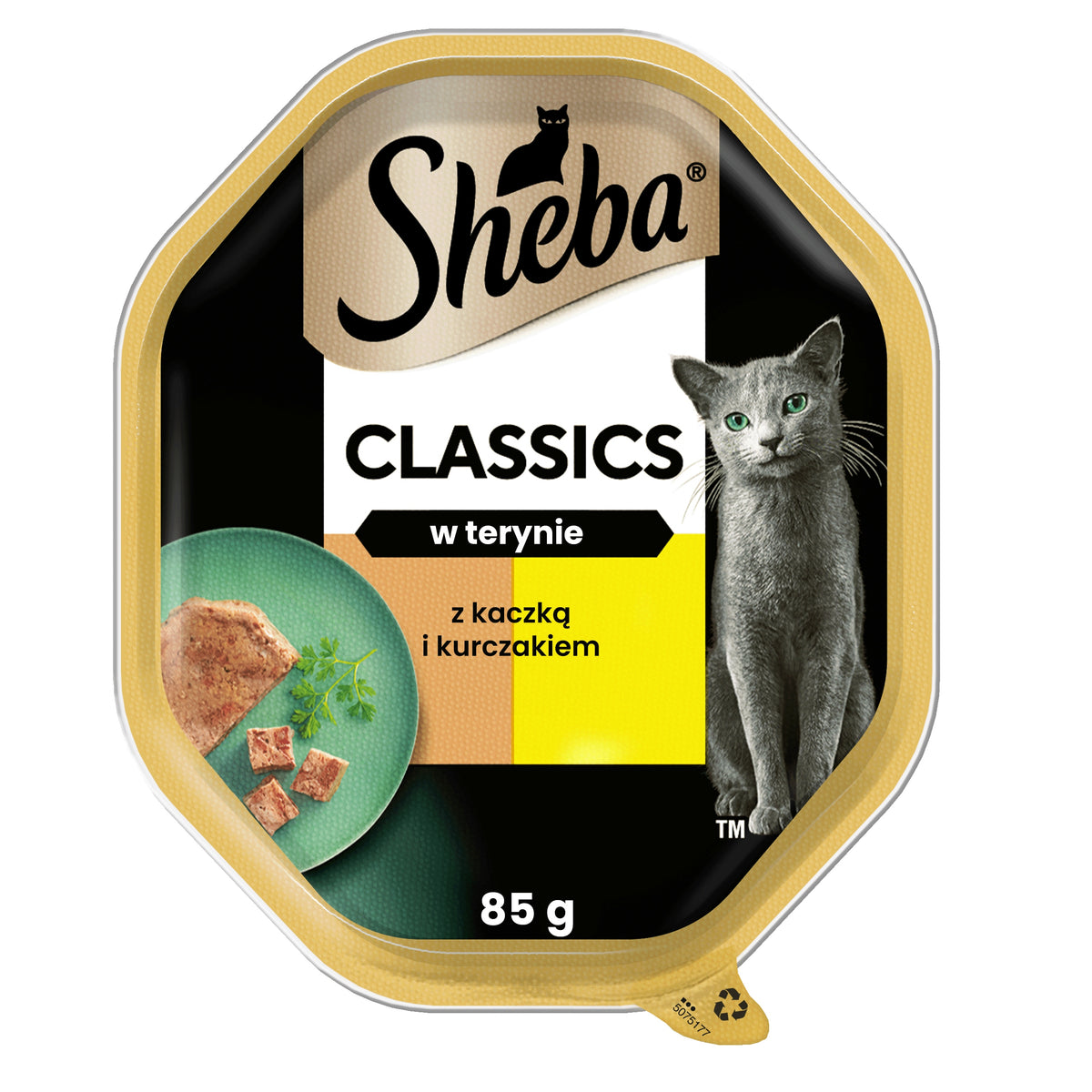 Sheba Classics mokra karma dla kota kaczka i kurczak w terynie 44 x 85 g – tacki