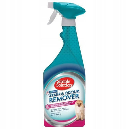 Simple Solution Odplamiacz i neutralizator zapachów 750 ml dla psów – wiosenna bryza
