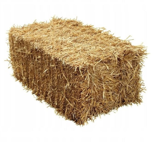 Słoma w kostce 7 kg – naturalna ściółka do budy psa, kojca i kurnika, ok. 240 l