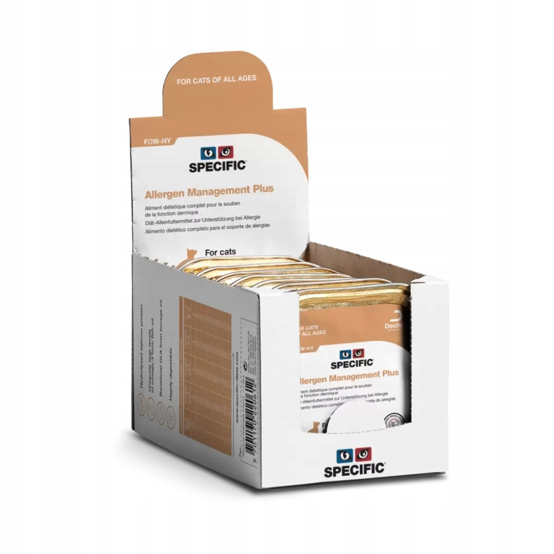 Specific FOW-HY Allergen Management Plus mokra karma dla kotów z alergią 7x100 g – pasztet