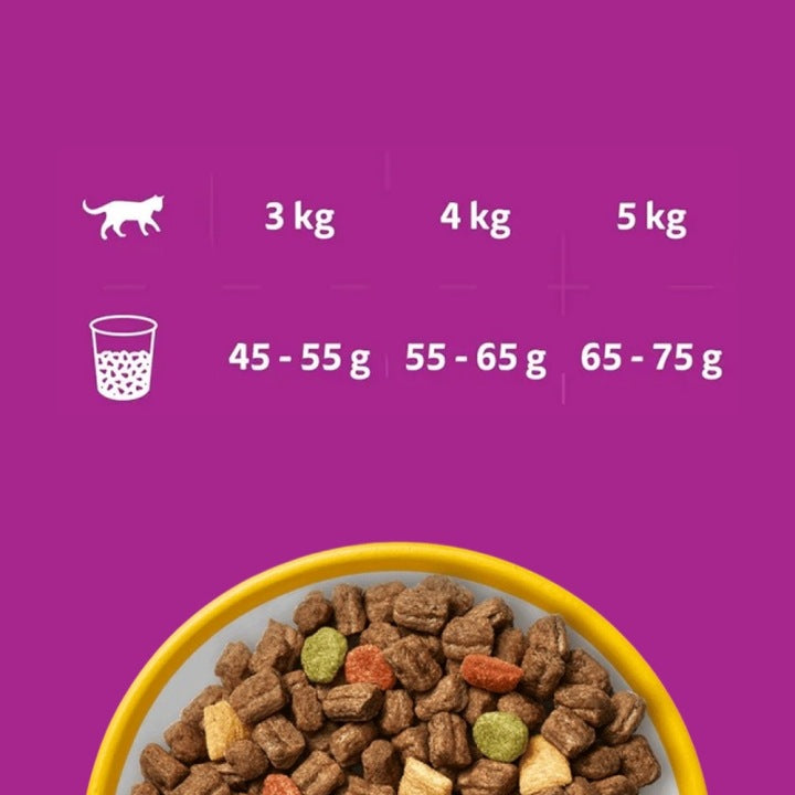 Whiskas Adult sucha karma dla kota z kurczakiem 7 kg – z tauryną i witaminą E
