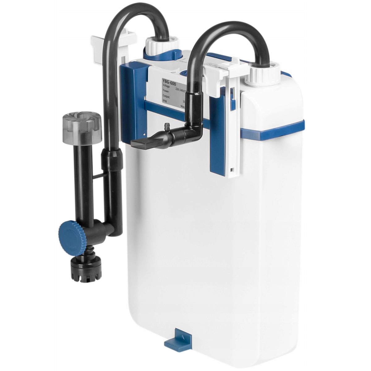 SunSun YBG-600 filtr zewnętrzny kubełkowy wieszany do akwarium 600 l/h, 7 W – ze skimmerem