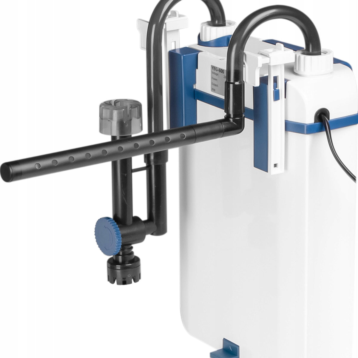 SunSun YBG-600 filtr zewnętrzny kubełkowy wieszany do akwarium 600 l/h, 7 W – ze skimmerem