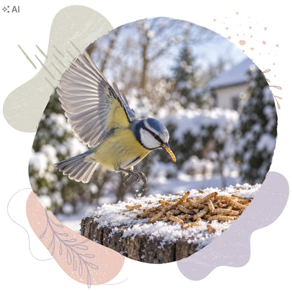 BirdFit suszone larwy mącznika młynarka 300 g – naturalny pokarm białkowy dla ptaków