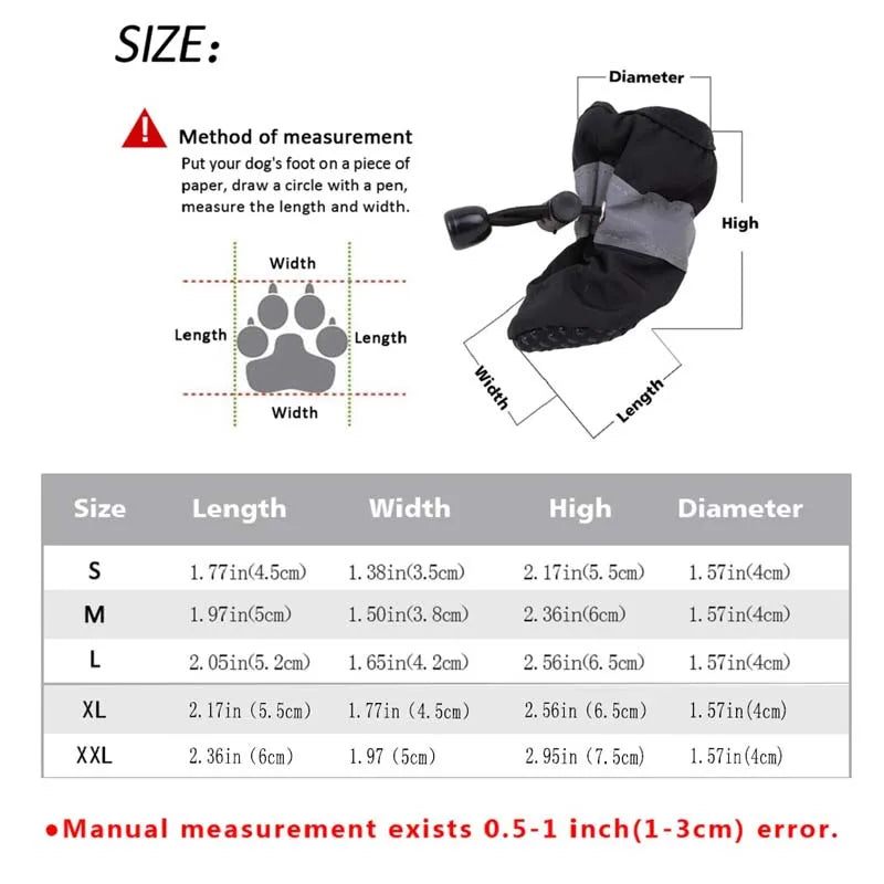 Buty dla psa do deszczu i śniegu — łapy zawsze suche i ciepłe