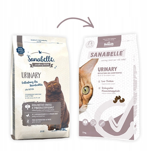 Sanabelle Urinary sucha karma dla kota 2 kg bezzbożowa – wsparcie układu moczowego i nerek