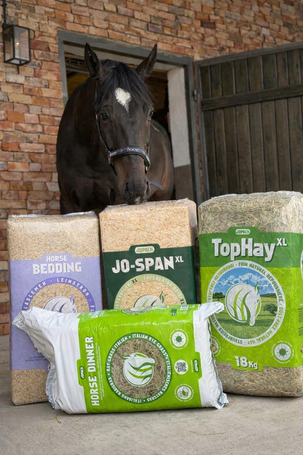 Jopack Ściółka lniana 20 kg, 100 l – odpylona, chłonna, dla gryzoni, królików i koni