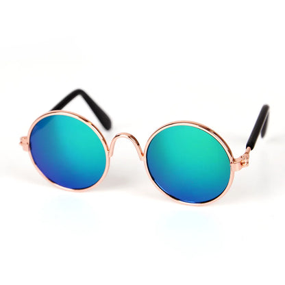 Okulary retro dla psa i kota — chroni oczy przed słońcem