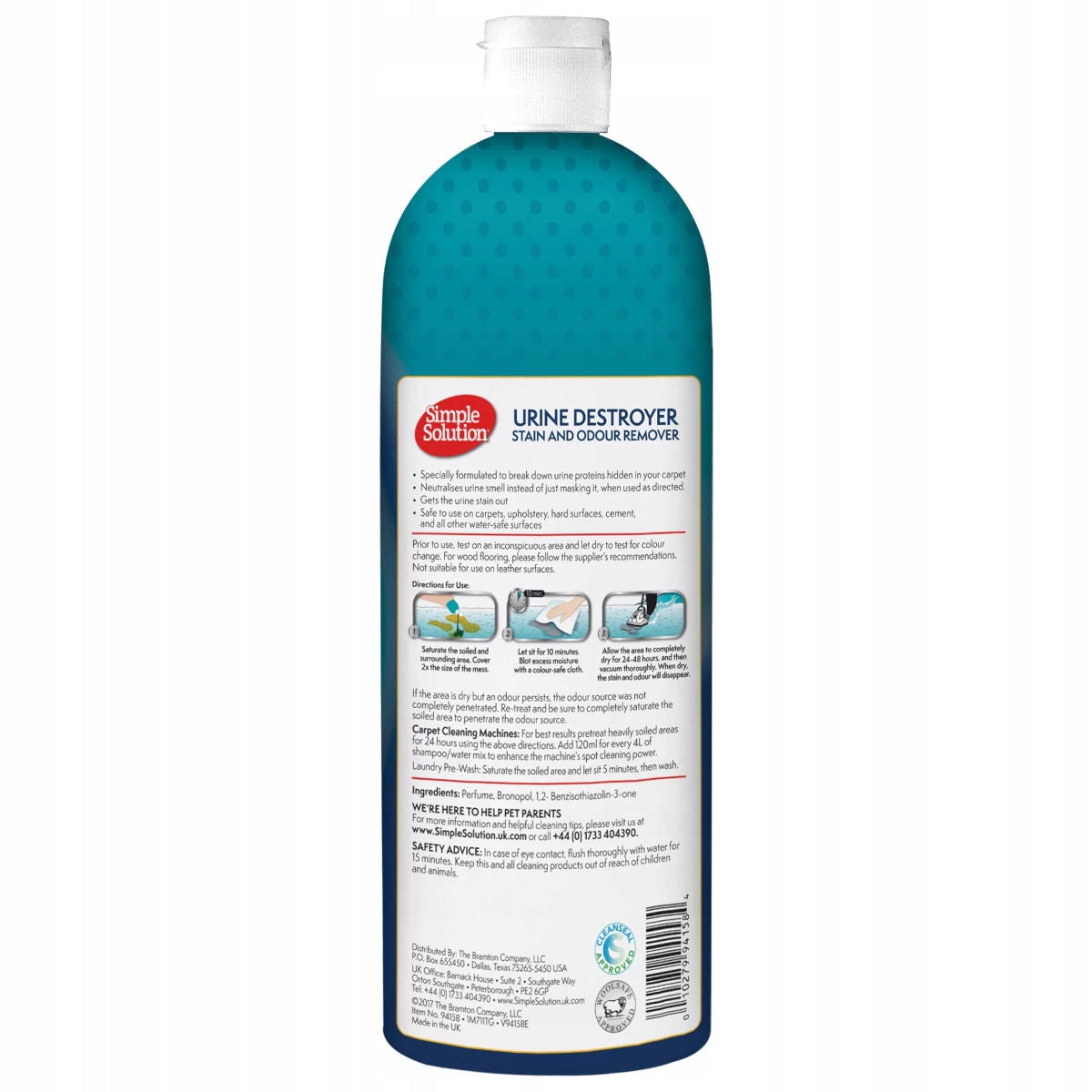 Simple Solution Urine Destroyer 1000 ml – neutralizator zapachu moczu psa, emulsja