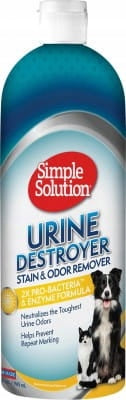 Simple Solution Urine Destroyer 1000 ml – neutralizator zapachu moczu psa, emulsja