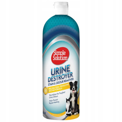 Simple Solution Urine Destroyer 1000 ml – neutralizator zapachu moczu psa, emulsja