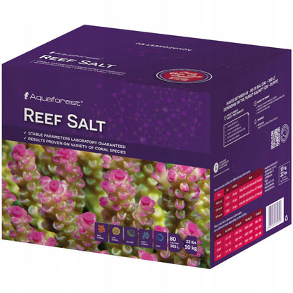Aquaforest Reef Salt sól morska do akwarium 10 kg – syntetyczna, do hodowli koralowców