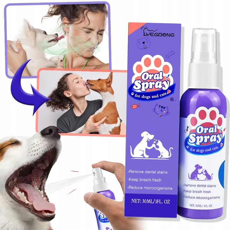 Spray do higieny jamy ustnej dla psa 30 ml – na kamień nazębny i nieświeży oddech