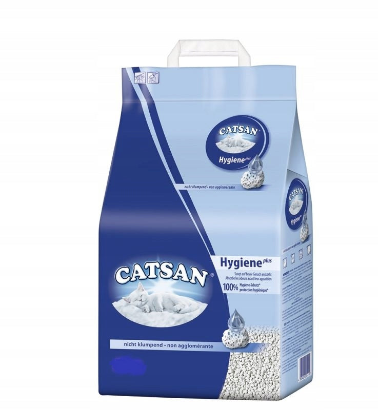 Catsan żwirek dla kota 18 l zbrylający, bezpyłowy, drobnoziarnisty – 9 kg