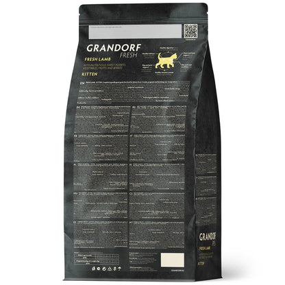 Grandorf Fresh Lamb Kitten sucha karma dla kociąt 2 kg – bezzbożowa, świeża jagnięcina