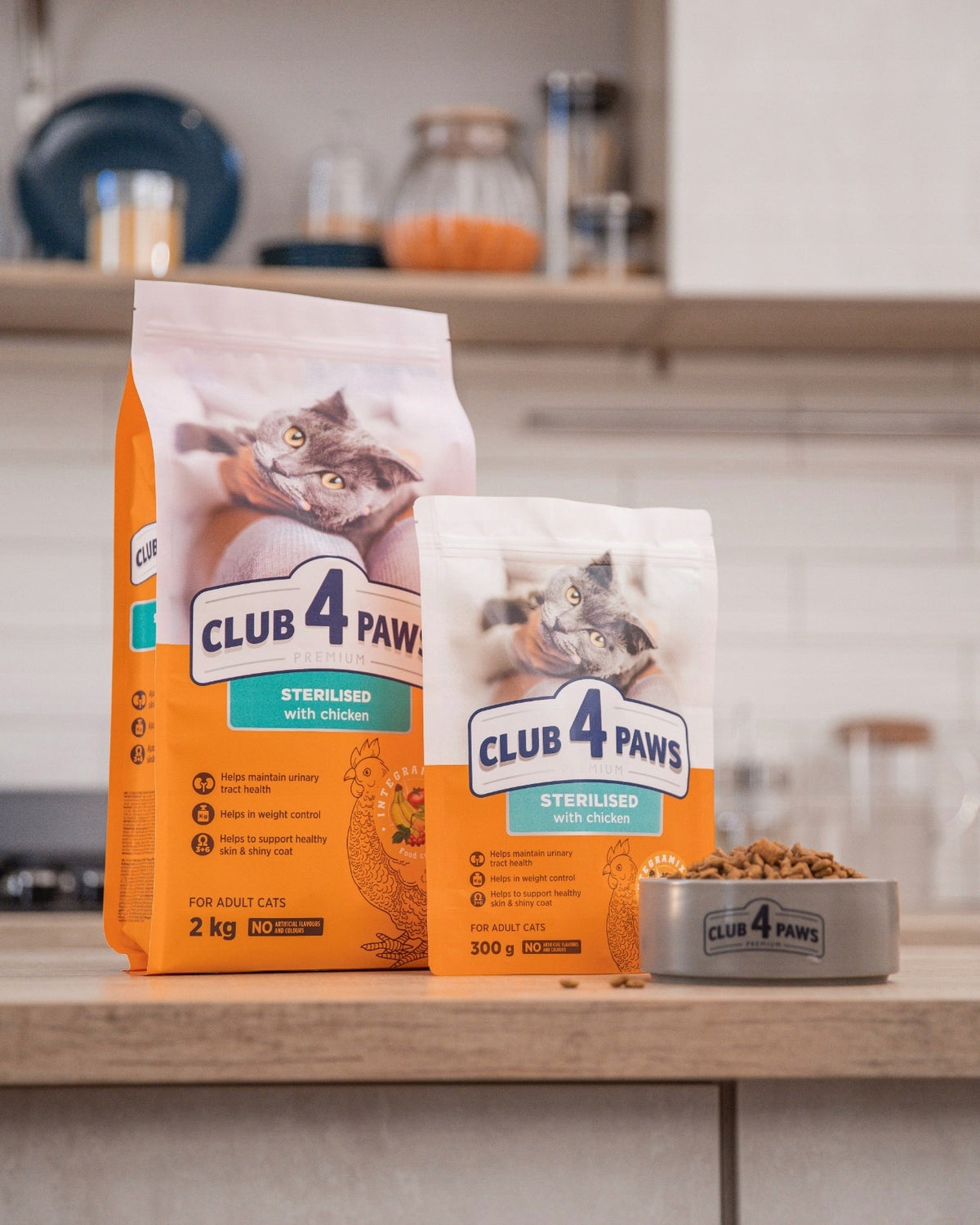 Club 4 Paws Premium sucha karma dla kota Urinary 2 kg – z kurczakiem, dla kotów dorosłych