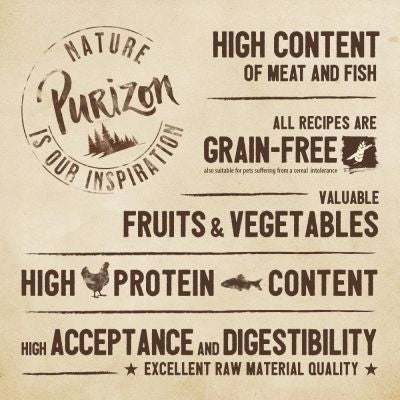 Purizon Adult Sterilised sucha karma dla kota 6,5 kg – bezzbożowa, kurczak i ryba