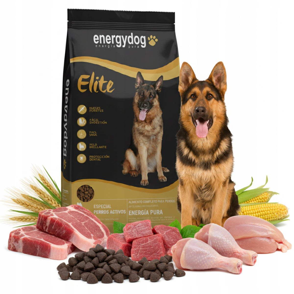 Energydog Elite sucha karma dla psa 18 kg – wysokobiałkowa, stawy i sierść, rasy duże