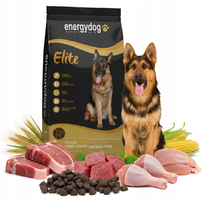 Energydog Elite sucha karma dla psa 18 kg – wysokobiałkowa, stawy i sierść, rasy duże