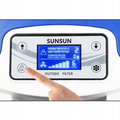 SunSun HW-3000 filtr kubełkowy do akwarium 120-1500 l z lampą UV-C 9 W – 3000 l/h
